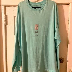 Akomplice x Synchrodogs Long Sleeve T with front and back graphic